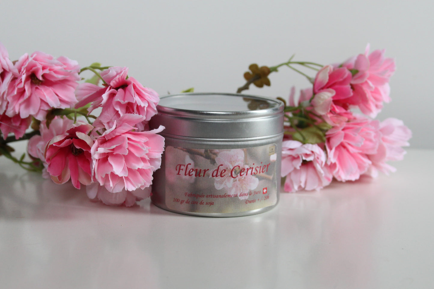 Bougie boîte – Fleur de Cerisier
