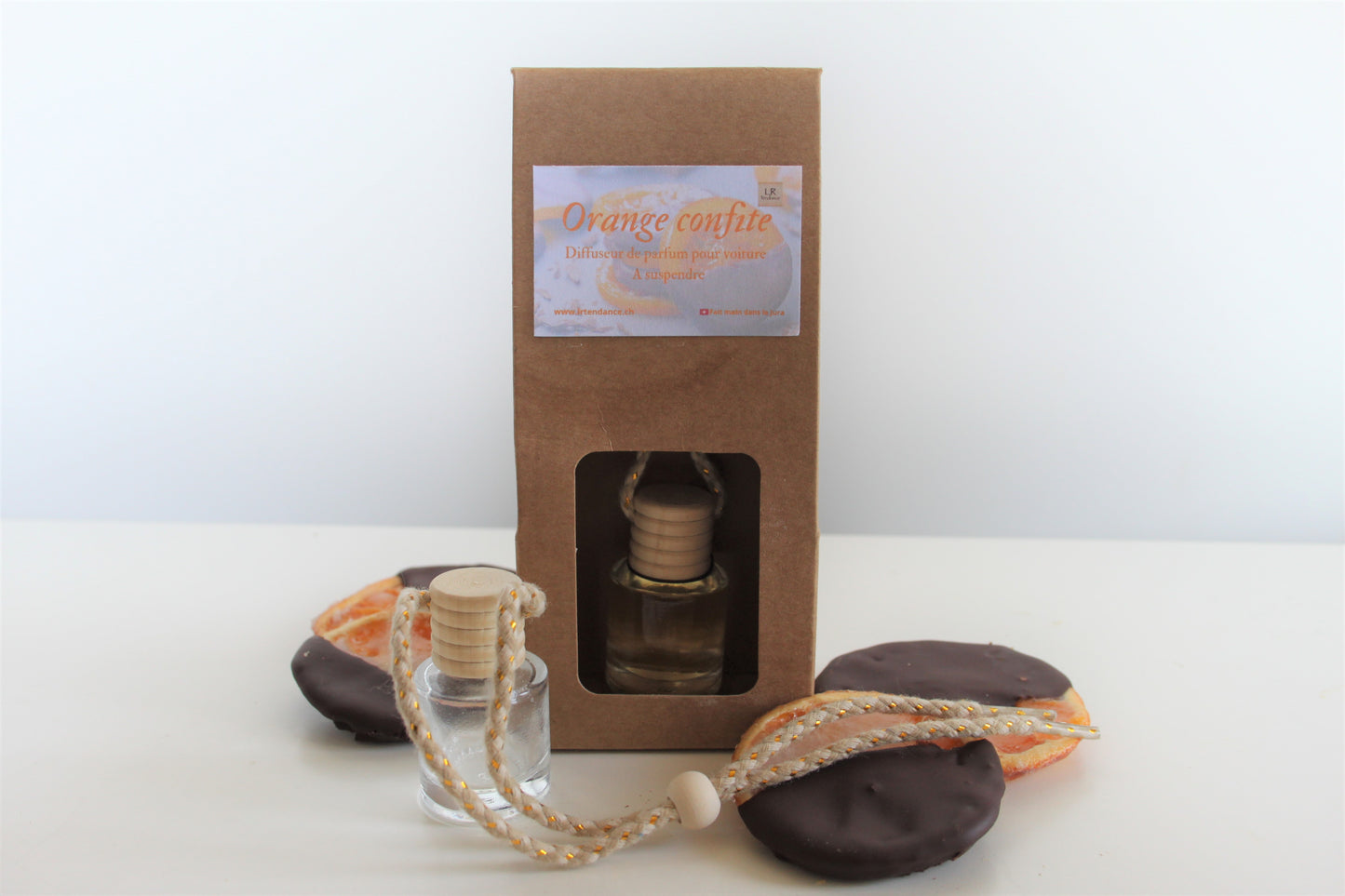 Diffuseur de parfum pour voiture – Orange confite