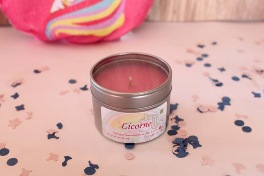 Bougie boîte – Licorne