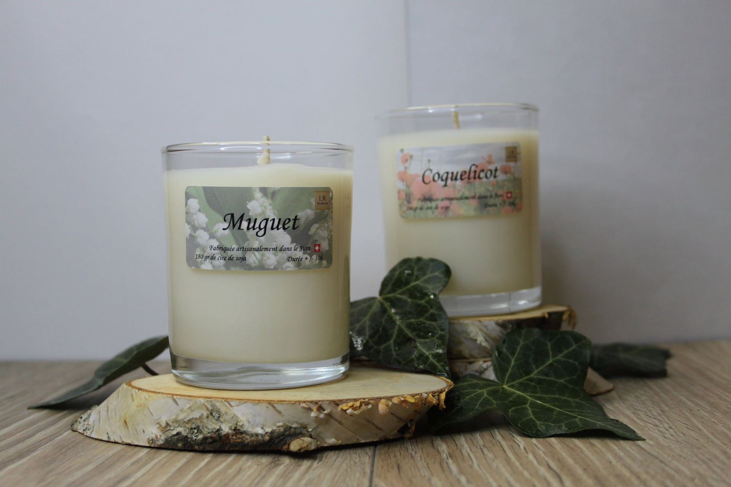 Bougie parfumée en verre