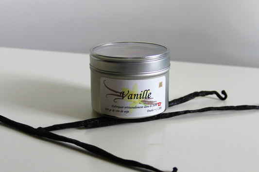 Bougie boîte – Vanille