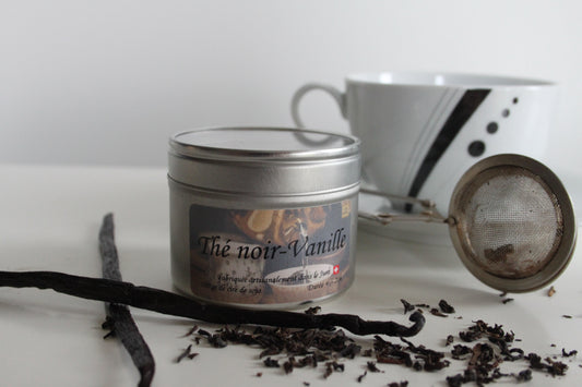 Bougie boîte – Thé noir & Vanille