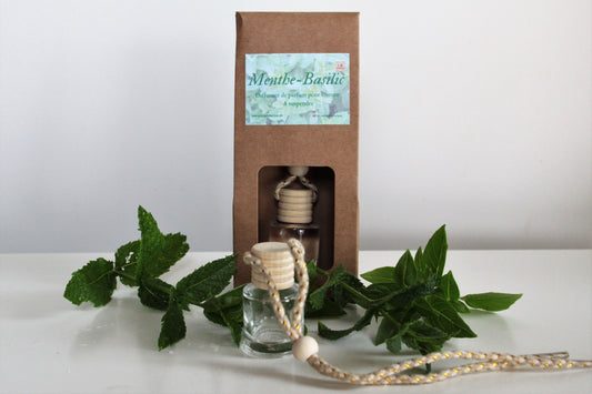 Diffuseur de parfum pour voiture – Menthe – Basilic