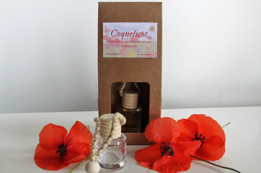 Diffuseur de parfum pour voiture – Coquelicot