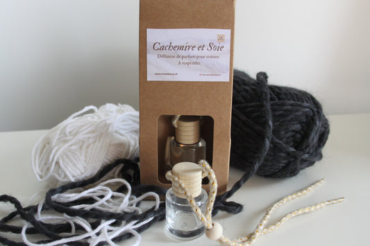 Diffuseur de parfum pour voiture – Cachemire et Soie