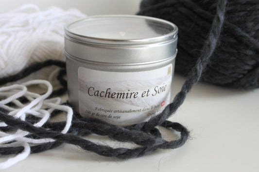 Bougie boîte – Cachemire et Soie