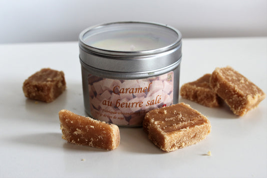 Bougie boîte – Caramel au beurre salé
