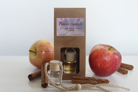 Diffuseur de parfum pour voiture – Pomme‑Cannelle