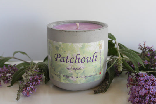 Bougie parfumée béton Patchouli