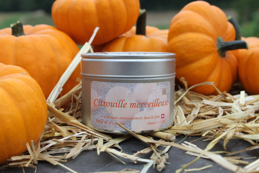 Bougie boîte – Citrouille merveilleuse